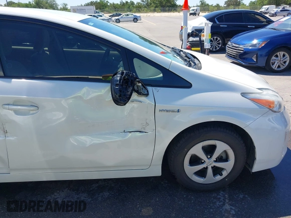 2012 Toyota Prius One with VIN JTDKN3DU0C5499494, listed as a IAAI auction lot 42071966 with 99,805 mi miles and . Bid and sale history available at DreamBid. Image 17.