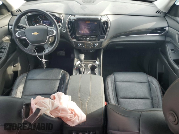 2021 Chevrolet Traverse LT Cloth with VIN 1GNERGKWXMJ208657, listed as a Copart auction lot 61564725 with 52,135 mi miles and Salvage title. Bid and sale history available at DreamBid. Image 8.