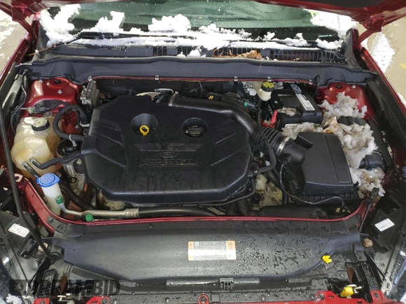 2017 Ford Fusion Titanium with VIN 3FA6P0K97HR154899, listed as a Copart auction lot 44807945 with 0 mi miles and Salvage Title. Bid and sale history available at carsss.com. Image 12.