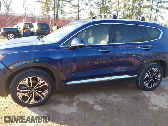 2019 Hyundai Santa Fe Ultimate with VIN 5NMS53AA5KH093555, listed as a IAAI auction lot 41665711 with 72,598 mi miles. Bid and sale history available at carsss.com. Image 14.