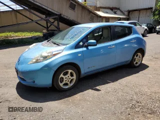 2012 Nissan LEAF SL with VIN JN1AZ0CPXCT025268, listed as a Copart auction lot 48151824 with 114,029 mi miles and Non Repairable. Bid and sale history available at carsss.com. Image 1.