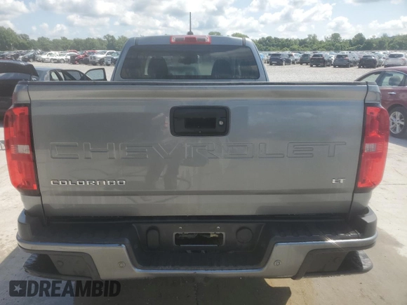 2022 Chevrolet Colorado 2WD LT with VIN 1GCHSCEAXN1155950, listed as a Copart auction lot 61648355 with 80,435 mi miles and Clean title. Bid and sale history available at DreamBid. Image 6.