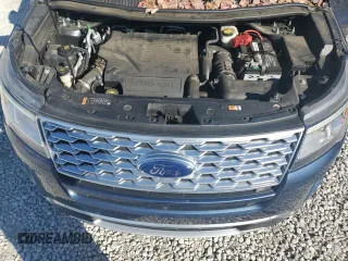 2018 Ford Explorer Platinum with VIN 1FM5K8HT5JGC38878, listed as a Copart auction lot 46522295 with 81,768 mi miles and Salvage Title. Bid and sale history available at DreamBid. Image 13.