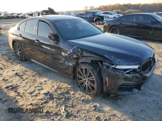 2017 BMW 5 Series 540i with VIN WBAJE5C33HG914381, listed as a Copart auction lot 82557424 with 193,882 mi miles and Salvage Title. Bid and sale history available at carsss.com. Image 4.