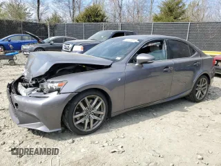 2014 Lexus IS 350 with VIN JTHCE1D23E5003757, listed as a Copart auction lot 51123635 with 142,881 mi miles and Salvage Title. Bid and sale history available at carsss.com. Image 1.