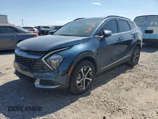 2023 Kia Sportage Hybrid EX with VIN KNDPVCAG6P7015259, listed as a Copart auction lot 74025444 with 23,923 mi miles and Salvage Title. Bid and sale history available at carsss.com. Image 1.