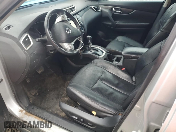 2016 Nissan Rogue SV with VIN 5N1AT2MT7GC813769, listed as a Copart auction lot 49674465 with 130,693 mi miles and Salvage Title. Bid and sale history available at carsss.com. Image 7.