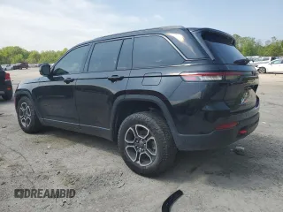 2022 Jeep Grand Cherokee Trailhawk with VIN 1C4RJHCG7N8574289, listed as a Copart auction lot 56333165 with 23,522 mi miles and Salvage title. Bid and sale history available at DreamBid. Image 2.