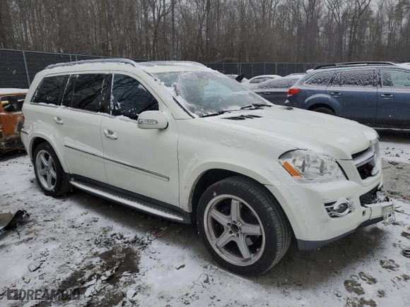 2008 Mercedes-Benz GL-Class 5.5L with VIN 4JGBF86E78A335539, listed as a Copart auction lot 46166555 with 184,228 mi miles and Salvage Title. Bid and sale history available at carsss.com. Image 4.