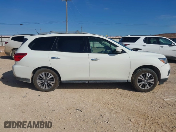 2017 Nissan Pathfinder Platinum with VIN 5N1DR2MM7HC673860, listed as a IAAI auction lot 41316250 with 124,117 mi miles and . Bid and sale history available at DreamBid. Image 14.