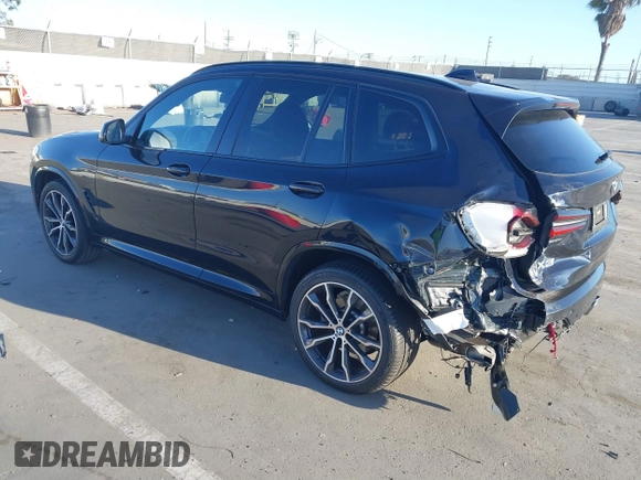 2022 BMW X3 sDrive30i with VIN WBX47DP08NN178195, listed as a IAAI auction lot 41692060 with 21,363 mi miles and . Bid and sale history available at DreamBid. Image 3.