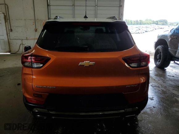 2022 Chevrolet TrailBlazer ACTIV with VIN KL79MVSL2NB063223, listed as a Copart auction lot 67947704 with 34,799 mi miles and Salvage Title. Bid and sale history available at DreamBid. Image 6.
