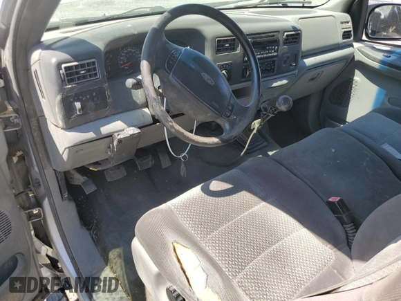 2002 Ford F-250 XL with VIN 1FTNX21F52EC91942, listed as a Copart auction lot 66144565 with Not provided miles and Salvage title. Bid and sale history available at DreamBid. Image 8.