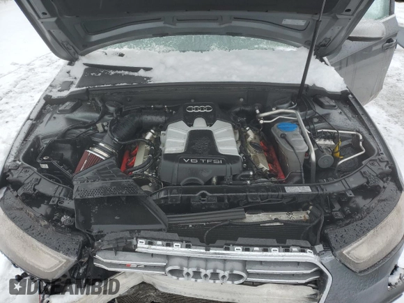 2013 Audi S4 Prestige with VIN WAUKGAFL1DA050754, listed as a Copart auction lot 45048155 with 82,012 mi miles and Salvage Title. Bid and sale history available at DreamBid. Image 12.