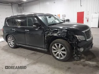 2013 Infiniti QX56 z VIN JN8AZ2NE2D9060510, wystawiony jako IAAI lot #41700210 z przebiegiem 174 834 mil mil oraz . Historia ofert i sprzedaży dostępna na DreamBid. Obrazek 1.