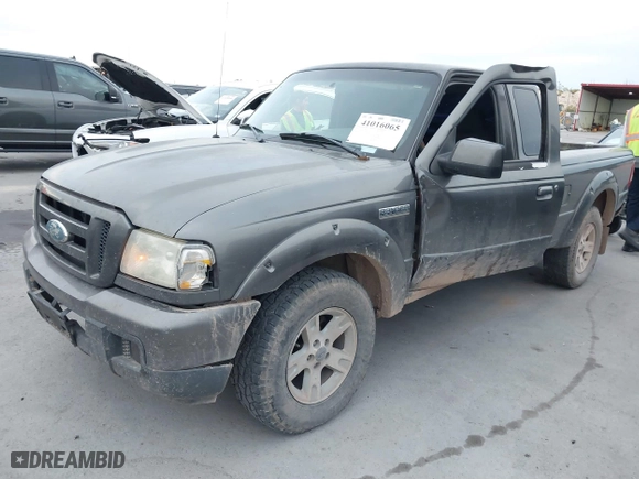 2006 Ford Ranger XL with VIN 1FTYR14U86PA37809, listed as a IAAI auction lot 41016065 with 209,736 mi miles. Bid and sale history available at carsss.com. Image 16.
