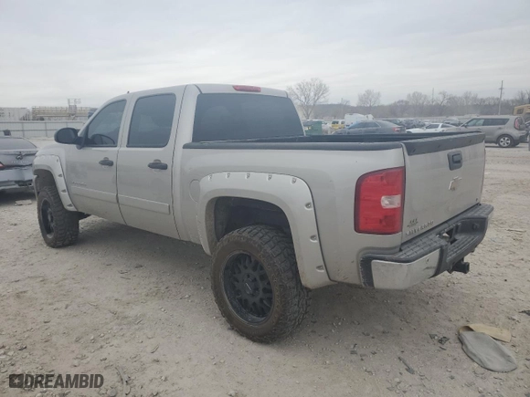 2007 Chevrolet Silverado 1500 LTZ with VIN 3GCEK13M17G526406, listed as a Copart auction lot 85466424 with 217,189 mi miles and Salvage Title. Bid and sale history available at carsss.com. Image 2.