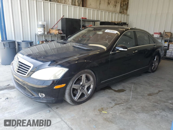 2007 Mercedes-Benz S 550 with VIN WDDNG71XX7A084165, listed as a Copart auction lot 62303985 with 79,366 mi miles and Clean title. Bid and sale history available at DreamBid. Image 1.