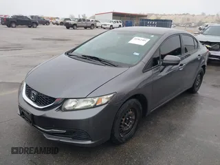 2015 Honda Civic LX with VIN 19XFB2F55FE097408, listed as a IAAI auction lot 41962401 with 124,257 mi miles. Bid and sale history available at carsss.com. Image 18.
