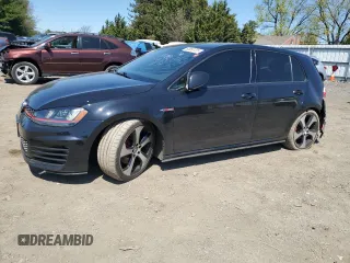 2015 Volkswagen Golf GTI SE with VIN 3VW5T7AU4FM019368, listed as a Copart auction lot 53050725 with 102,297 mi miles and Salvage Title. Bid and sale history available at carsss.com. Image 1.