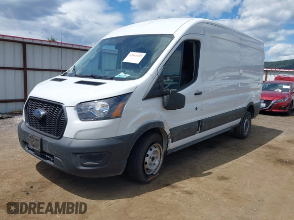 2023 Ford Transit Cargo z VIN 1FTBR1C89PKB34445, wystawiony jako IAAI lot #42414755 z przebiegiem 30 593 mil mil oraz . Historia ofert i sprzedaży dostępna na DreamBid. Obrazek 20.