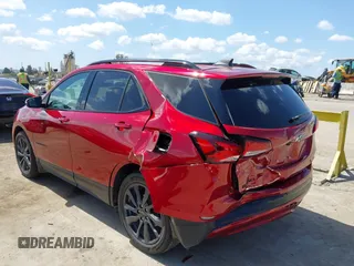 2024 Chevrolet Equinox RS with VIN 3GNAXMEG5RL363141, listed as a IAAI auction lot 41956791 with 10,134 mi miles and . Bid and sale history available at DreamBid. Image 3.