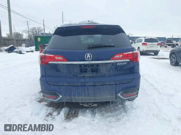 2016 Acura RDX Technology with VIN 5J8TB3H50GL008893, listed as a IAAI auction lot 41613475 with 124,730 mi miles and . Bid and sale history available at DreamBid. Image 16.