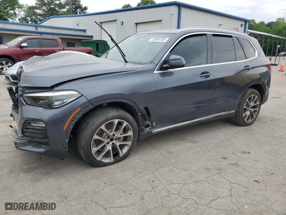 2021 BMW X5 sDrive40i with VIN 5UXCR4C07M9E64900, listed as a Copart auction lot 52994105 with 0 mi miles and Clean Title. Bid and sale history available at carsss.com. Image 1.