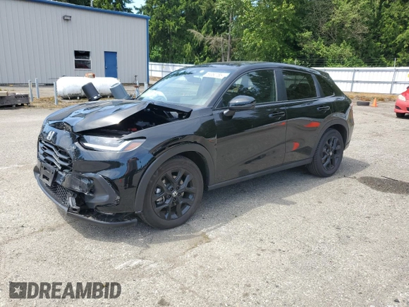 2024 Honda HR-V Sport с VIN 3CZRZ2H5XRM779761, выставлен на аукционе Copart как лот 58382785 с пробегом 6 017 миль миль и Списание • Salvage title. История ставок и продаж доступна на DreamBid. Изображение 1.