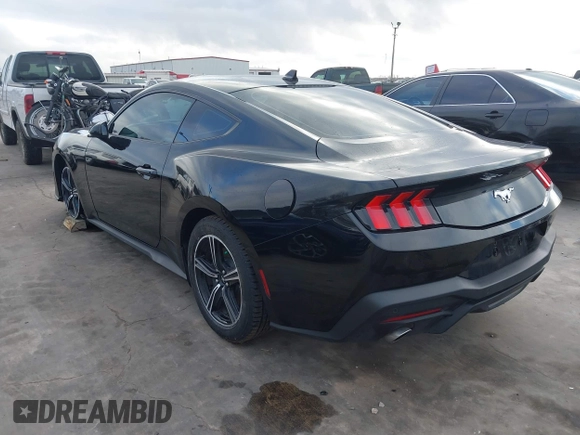 2024 Ford Mustang EcoBoost with VIN 1FA6P8TH8R5118535, listed as a IAAI auction lot 41489048 with 6,413 mi miles. Bid and sale history available at carsss.com. Image 3.