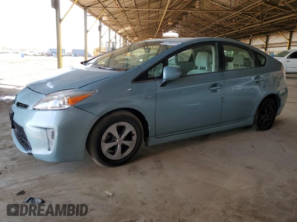 2014 Toyota Prius Four with VIN JTDKN3DU3E1748493, listed as a Copart auction lot 52780315 with 122,625 mi miles and Salvage Title. Bid and sale history available at DreamBid. Image 1.