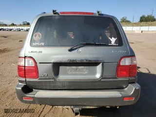2001 Lexus LX 470 with VIN JTJHT00W313504215, listed as a Copart auction lot 74683164 with 0 mi miles and Non Repairable. Bid and sale history available at carsss.com. Image 6.