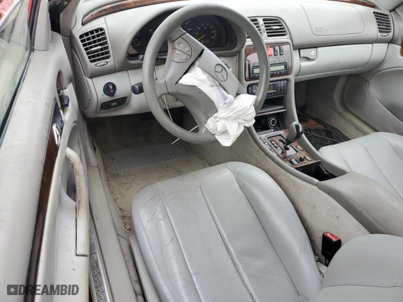 2002 Mercedes-Benz CLK-Class with VIN WDBLK65G02T110501, listed as a Copart auction lot 78306224 with 115,172 mi miles and Salvage Title. Bid and sale history available at carsss.com. Image 8.