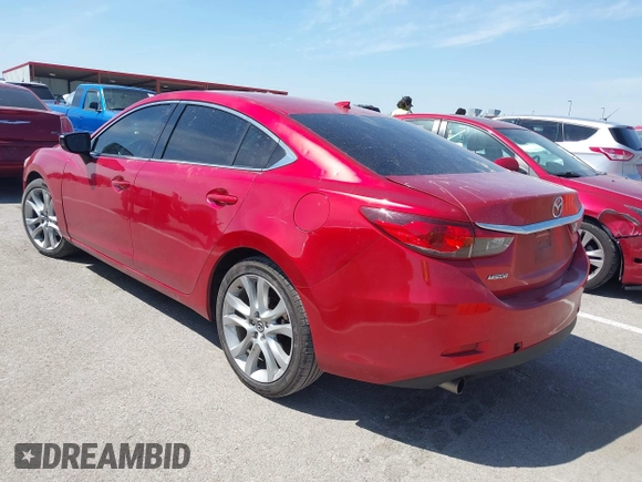 2015 Mazda 6 i Touring with VIN JM1GJ1V58F1185486, listed as a IAAI auction lot 42053968 with 239,811 mi miles and . Bid and sale history available at carsss.com. Image 3.