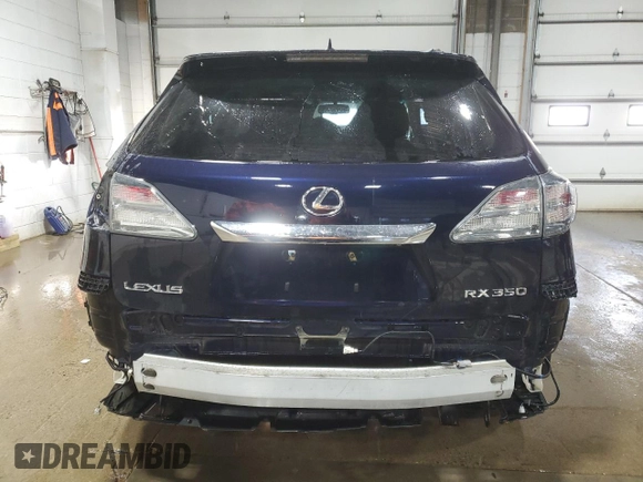 2010 Lexus RX 350 with VIN 2T2ZK1BA2AC033386, listed as a Copart auction lot 89166125 with 147,233 mi miles and Salvage Title. Bid and sale history available at carsss.com. Image 6.