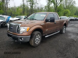 2012 Ford F-150 XL with VIN 1FTFX1ET7CFB31653, listed as a Copart auction lot 54989785 with 211,637 mi miles and Clean title. Bid and sale history available at DreamBid. Image 1.