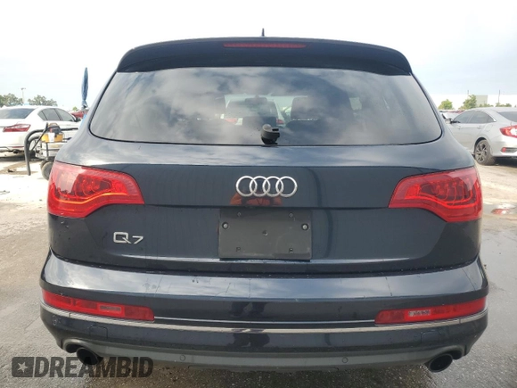 2012 Audi Q7 Premium Plus with VIN WA1LGAFE1CD007371, listed as a Copart auction lot 58332305 with 89,479 mi miles and Salvage title. Bid and sale history available at DreamBid. Image 6.