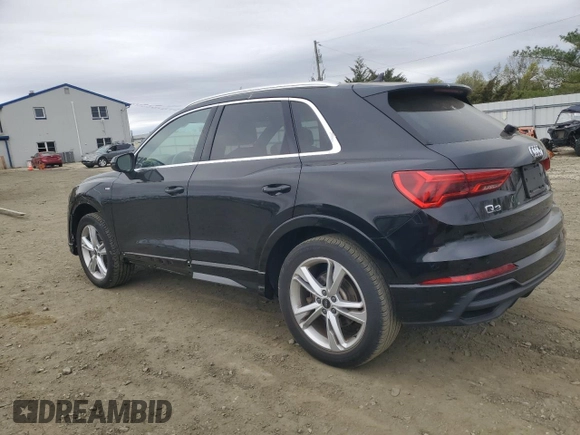 2023 Audi Q3 S line Premium with VIN WA1DECF32P1031268, listed as a Copart auction lot 53976095 with 20,891 mi miles and Salvage title. Bid and sale history available at DreamBid. Image 2.