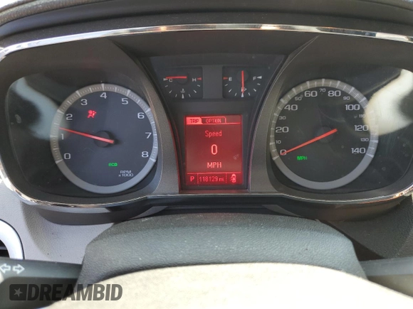 2013 GMC Terrain SLE with VIN 2GKALMEK5D6192367, listed as a Copart auction lot 56121715 with 118,129 mi miles and Salvage title. Bid and sale history available at DreamBid. Image 9.