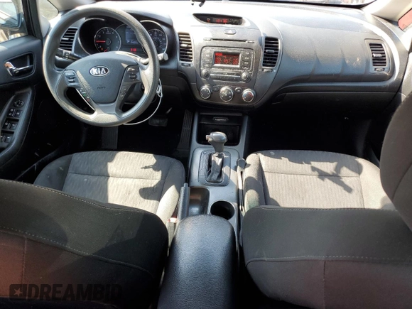 2016 Kia Forte LX with VIN KNAFK4A66G5585093, listed as a Copart auction lot 52929135 with 194,227 mi miles and Salvage Title. Bid and sale history available at carsss.com. Image 8.