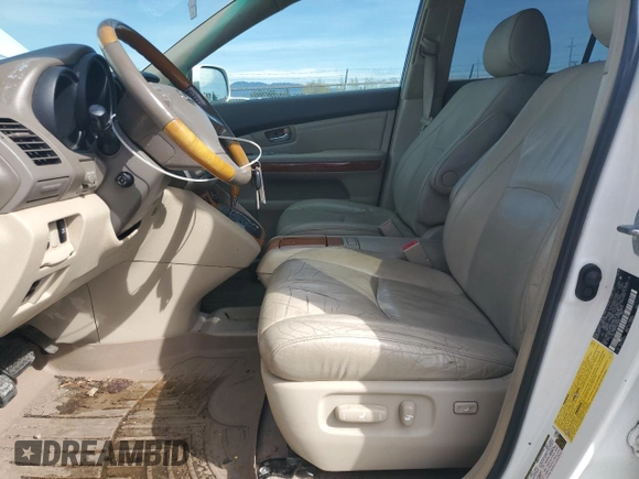 2007 Lexus RX 350 with VIN 2T2GK31U07C017906, listed as a Copart auction lot 49162055 with 122,219 mi miles and Salvage Title. Bid and sale history available at DreamBid. Image 7.