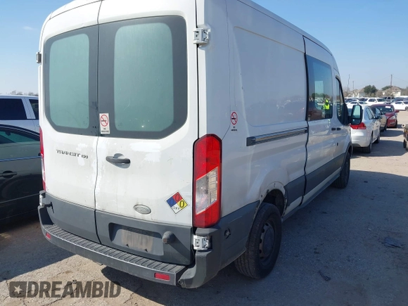 2015 Ford Transit Cargo with VIN 1FTNE2CMXFKA15572, listed as a IAAI auction lot 41566311 with 276,750 mi miles and . Bid and sale history available at carsss.com. Image 4.