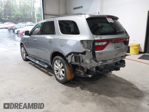 2016 Dodge Durango Citadel Anodized Platinum with VIN 1C4SDJET9GC459090, listed as a IAAI auction lot 41991478 with 115,924 mi miles and . Bid and sale history available at DreamBid. Image 3.
