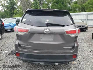 2015 Toyota Highlander Limited with VIN 5TDDKRFH8FS179004, listed as a Copart auction lot 52217125 with 156,334 mi miles and Salvage Title. Bid and sale history available at carsss.com. Image 6.
