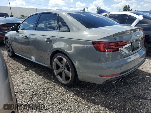 2019 Audi S4 Premium Plus with VIN WAUB4AF45KA067913, listed as a Copart auction lot 59495224 with 39,625 mi miles and Salvage Title. Bid and sale history available at carsss.com. Image 2.