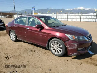 2013 Honda Accord EX-L with VIN 1HGCR2F88DA043689, listed as a Copart auction lot 52606555 with 135,000 mi miles and Clean Title. Bid and sale history available at DreamBid. Image 4.