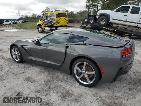 2015 Chevrolet Corvette 3LT with VIN 1G1YF2D78F5107127, listed as a Copart auction lot 86118984 with 0 mi miles and Non Repairable. Bid and sale history available at carsss.com. Image 2.