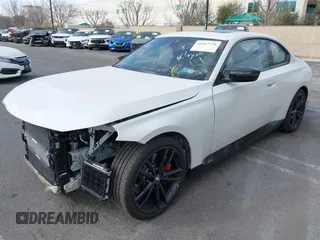 2024 BMW 2 Series M240i xDrive with VIN 3MW53CM04R8D89329, listed as a IAAI auction lot 41417736 with 2,849 mi miles. Bid and sale history available at carsss.com. Image 2.