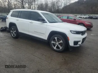 2023 Jeep Grand Cherokee Limited z VIN 1C4RJKBG7P8781671, wystawiony jako Copart lot #49783005 z przebiegiem 24 403 mil mil oraz Szkoda całkowita • Salvage title. Historia ofert i sprzedaży dostępna na DreamBid. Obrazek 4.