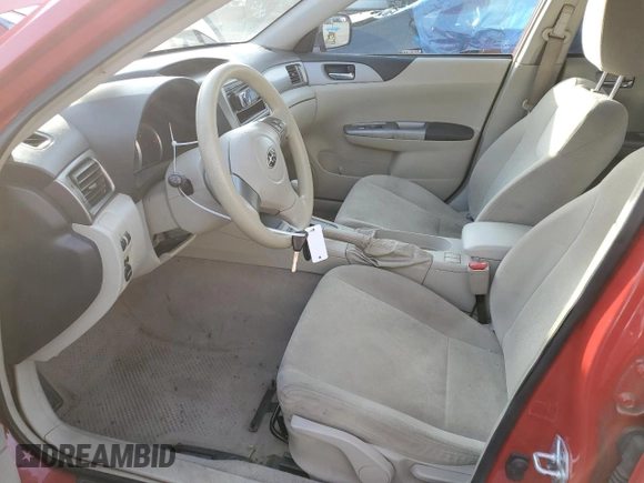 2008 Subaru Impreza Sedan (Natl) i with VIN JF1GE61638H508875, listed as a Copart auction lot 79740744 with 103,255 mi miles and Salvage Title. Bid and sale history available at carsss.com. Image 7.